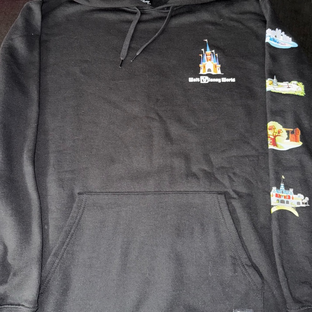 Vans & Disney World colab Black Graphic Hoodie